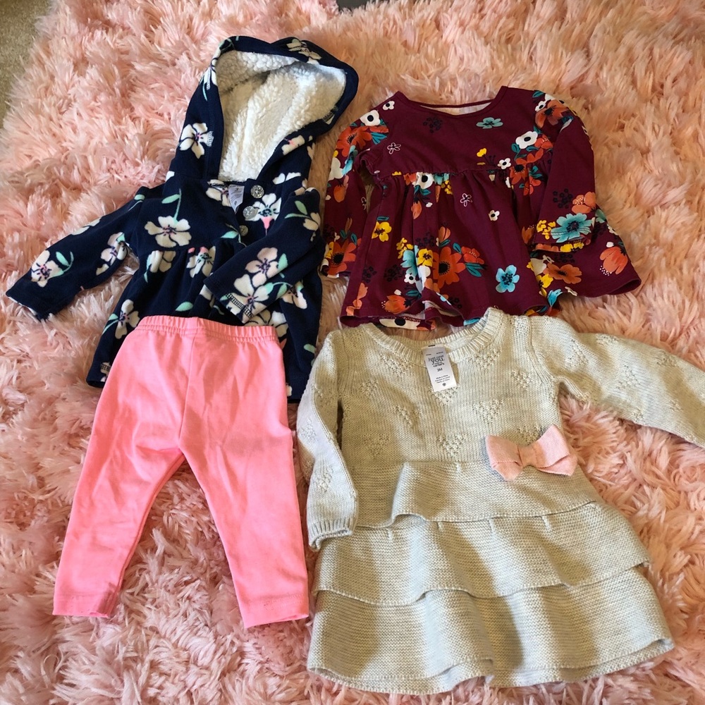 Carter’s and First Impressions outfits